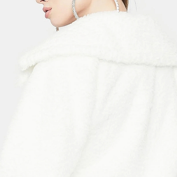 Sherpa Faux Fur Jacket - Picture 8 of 10